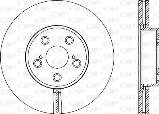 Open Parts BDR2057.20 - Bremžu diski adetalas.lv