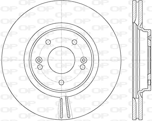 Open Parts BDR2811.20 - Bremžu diski adetalas.lv