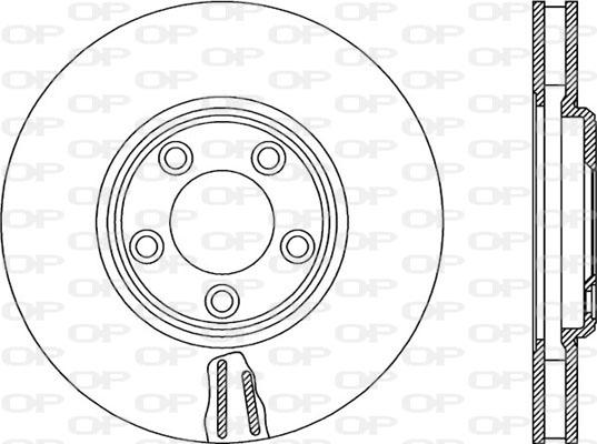 Open Parts BDR2357.20 - Bremžu diski adetalas.lv