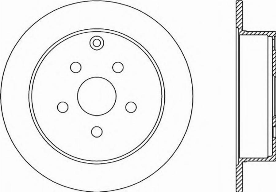 Open Parts BDR2314.10 - Bremžu diski adetalas.lv