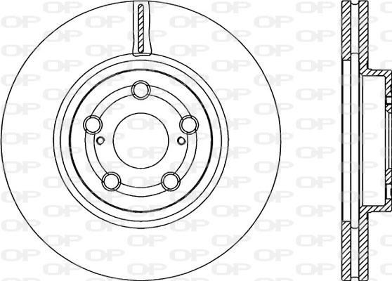 Open Parts BDR2266.20 - Bremžu diski adetalas.lv