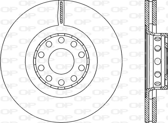 Open Parts BDR2206.20 - Bremžu diski adetalas.lv