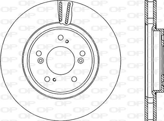 Open Parts BDR2202.20 - Bremžu diski adetalas.lv