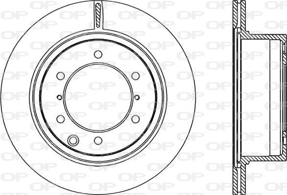 Open Parts BDR2211.20 - Bremžu diski adetalas.lv