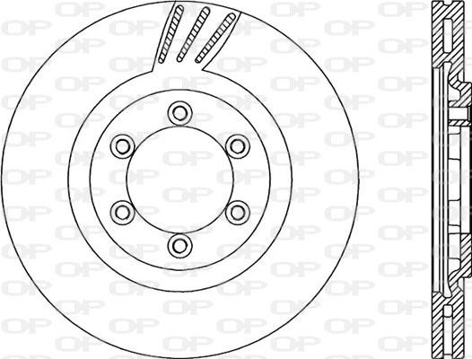 Open Parts BDR2229.20 - Bremžu diski adetalas.lv