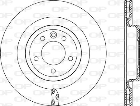 Open Parts BDR2781.20 - Bremžu diski adetalas.lv