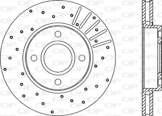 Open Parts BDRS1186.25 - Bremžu diski adetalas.lv