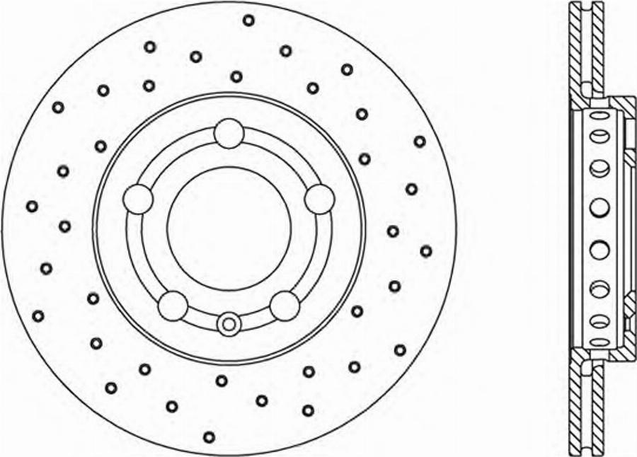 Open Parts BDRS2066.25 - Bremžu diski adetalas.lv