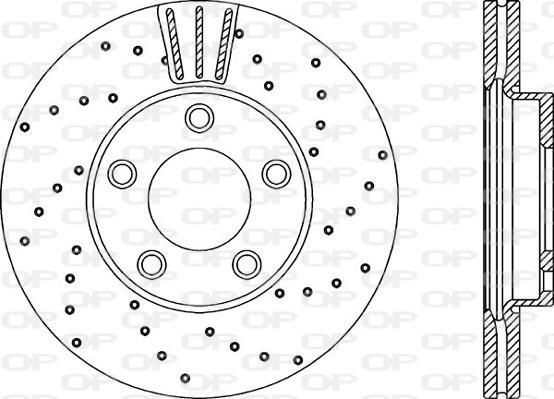 Open Parts BDRS2142.25 - Bremžu diski adetalas.lv