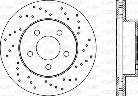 Open Parts BDRS2167.25 - Bremžu diski adetalas.lv