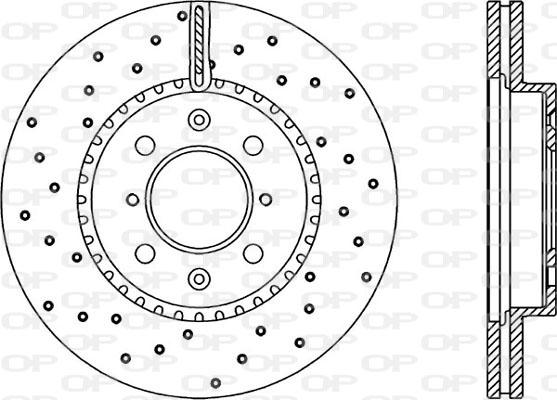 Open Parts BDRS2233.25 - Bremžu diski adetalas.lv