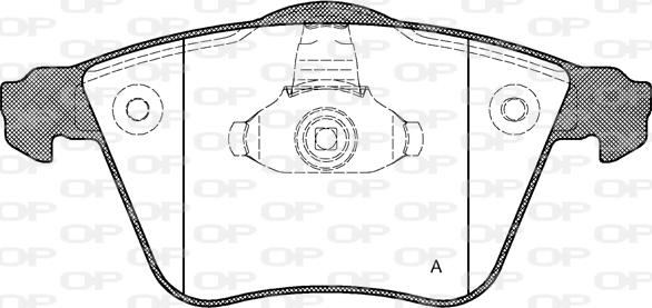 Open Parts BPA0964.20 - Bremžu uzliku kompl., Disku bremzes adetalas.lv