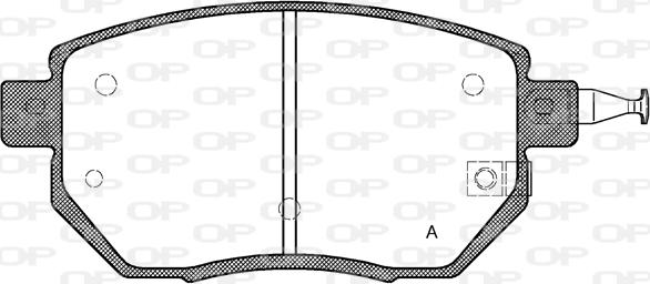 Open Parts BPA0985.02 - Bremžu uzliku kompl., Disku bremzes adetalas.lv