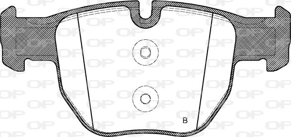 Open Parts BPA0979.00 - Bremžu uzliku kompl., Disku bremzes adetalas.lv