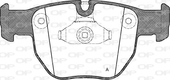 Open Parts BPA0979.00 - Bremžu uzliku kompl., Disku bremzes adetalas.lv