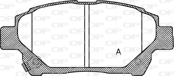 Open Parts BPA0971.12 - Bremžu uzliku kompl., Disku bremzes adetalas.lv