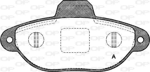 Open Parts BPA0414.20 - Bremžu uzliku kompl., Disku bremzes adetalas.lv