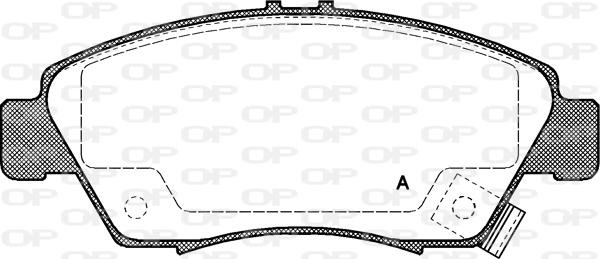 Open Parts BPA0418.02 - Bremžu uzliku kompl., Disku bremzes adetalas.lv