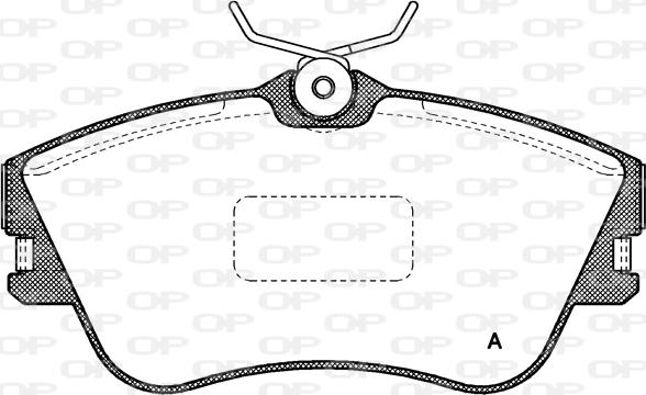 Open Parts BPA0480.00 - Bremžu uzliku kompl., Disku bremzes adetalas.lv