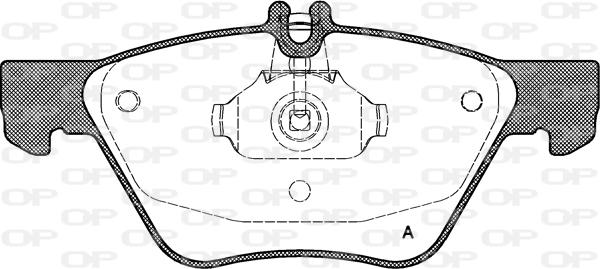 Open Parts BPA0601.00 - Bremžu uzliku kompl., Disku bremzes adetalas.lv