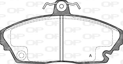 Open Parts BPA0635.00 - Bremžu uzliku kompl., Disku bremzes adetalas.lv