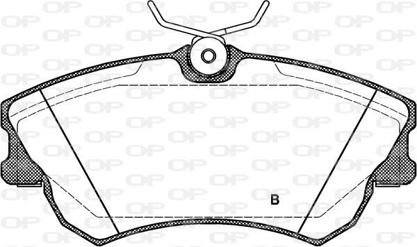 Open Parts BPA0638.02 - Bremžu uzliku kompl., Disku bremzes adetalas.lv