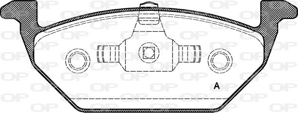 Brake Engineering PA1915 - Bremžu uzliku kompl., Disku bremzes adetalas.lv