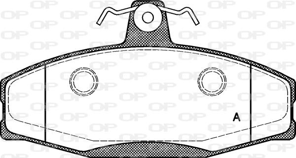 Open Parts BPA0620.20 - Bremžu uzliku kompl., Disku bremzes adetalas.lv