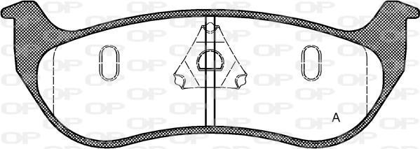 Open Parts BPA0628.75 - Bremžu uzliku kompl., Disku bremzes adetalas.lv