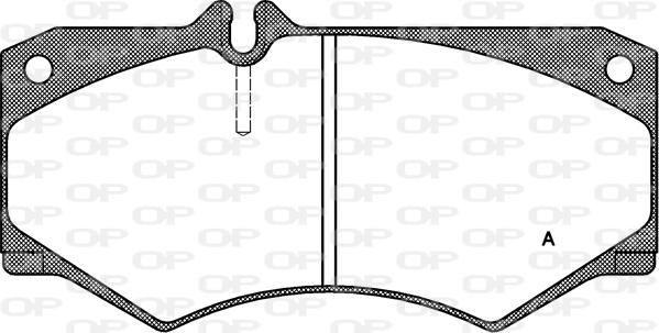 Open Parts BPA0047.30 - Bremžu uzliku kompl., Disku bremzes adetalas.lv