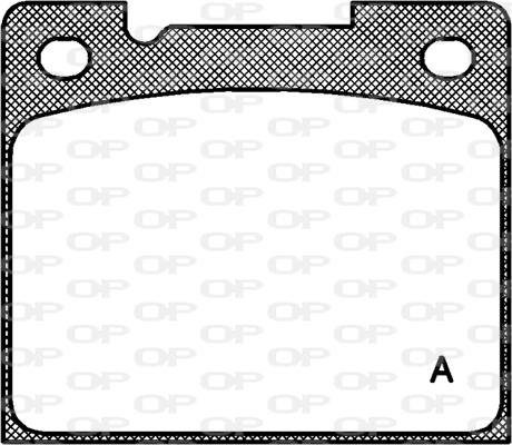 Open Parts BPA0039.30 - Bremžu uzliku kompl., Disku bremzes adetalas.lv