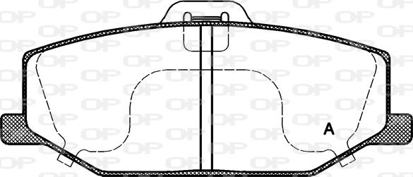 Open Parts BPA0190.10 - Bremžu uzliku kompl., Disku bremzes adetalas.lv