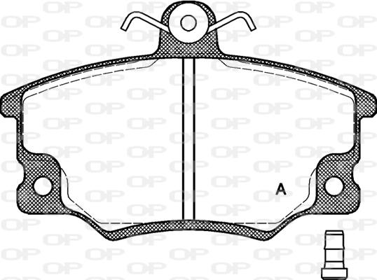 Open Parts BPA0146.14 - Bremžu uzliku kompl., Disku bremzes adetalas.lv