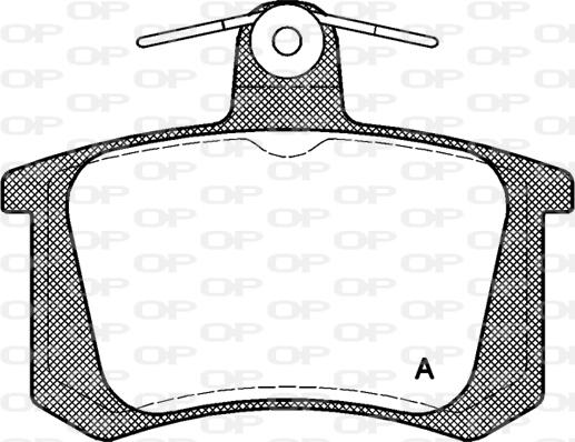 Open Parts BPA0135.20 - Bremžu uzliku kompl., Disku bremzes adetalas.lv