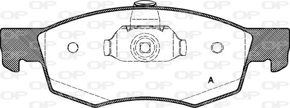 Open Parts BPA0172.30 - Bremžu uzliku kompl., Disku bremzes adetalas.lv