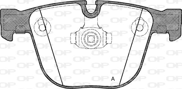 Open Parts BPA0892.00 - Bremžu uzliku kompl., Disku bremzes adetalas.lv