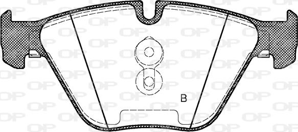 Open Parts BPA0857.10 - Bremžu uzliku kompl., Disku bremzes adetalas.lv