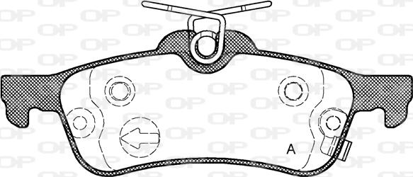 Open Parts BPA0862.02 - Bremžu uzliku kompl., Disku bremzes adetalas.lv