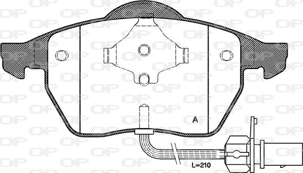 Roulunds Braking 51611882B26 - Bremžu uzliku kompl., Disku bremzes adetalas.lv