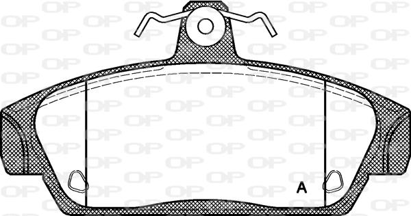 Open Parts BPA0336.00 - Bremžu uzliku kompl., Disku bremzes adetalas.lv