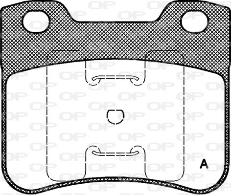 Open Parts BPA0247.10 - Bremžu uzliku kompl., Disku bremzes adetalas.lv