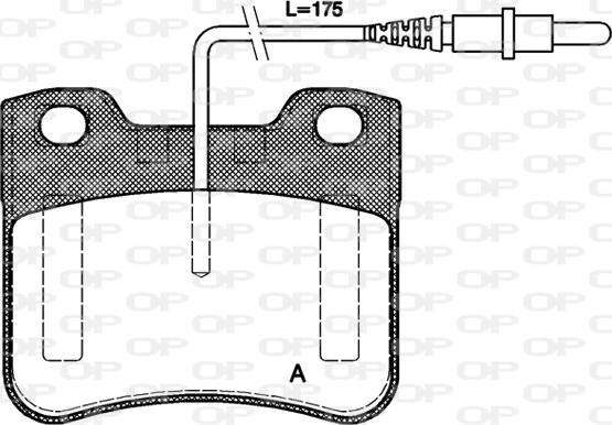 Open Parts BPA0247.24 - Bremžu uzliku kompl., Disku bremzes adetalas.lv