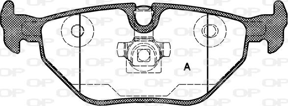 Open Parts BPA0265.40 - Bremžu uzliku kompl., Disku bremzes adetalas.lv