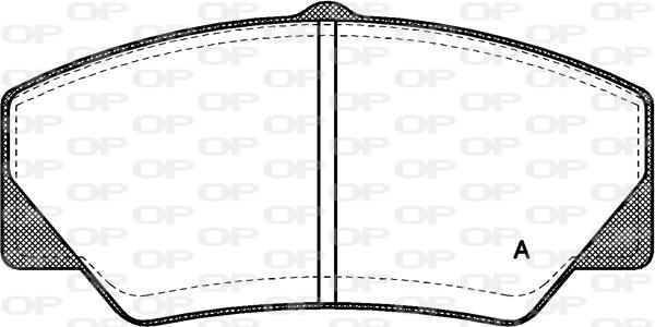 Open Parts BPA0206.00 - Bremžu uzliku kompl., Disku bremzes adetalas.lv