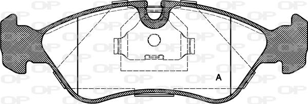 Open Parts BPA0286.30 - Bremžu uzliku kompl., Disku bremzes adetalas.lv