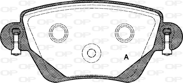 Open Parts BPA0777.00 - Bremžu uzliku kompl., Disku bremzes adetalas.lv