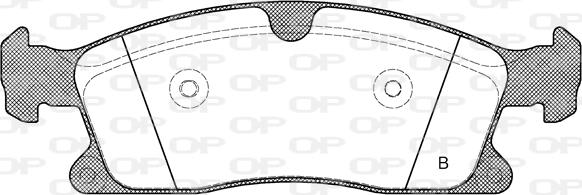 Open Parts BPA1430.10 - Bremžu uzliku kompl., Disku bremzes adetalas.lv