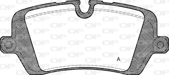 Open Parts BPA1541.00 - Bremžu uzliku kompl., Disku bremzes adetalas.lv