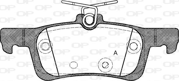 Open Parts BPA1563.00 - Bremžu uzliku kompl., Disku bremzes adetalas.lv