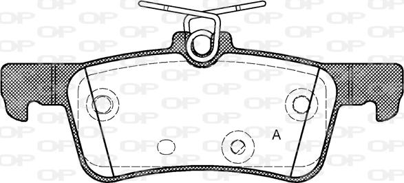 Open Parts BPA1563.10 - Bremžu uzliku kompl., Disku bremzes adetalas.lv